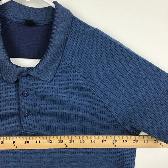 Lululemon men’s short sleeve polo shirt large - Picture 6 of 9